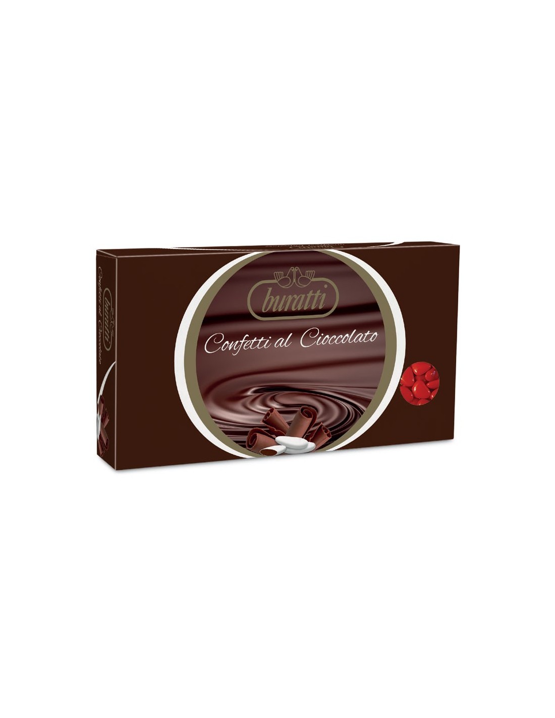 Confetti Buratti Cioccolato Cuore Rosso