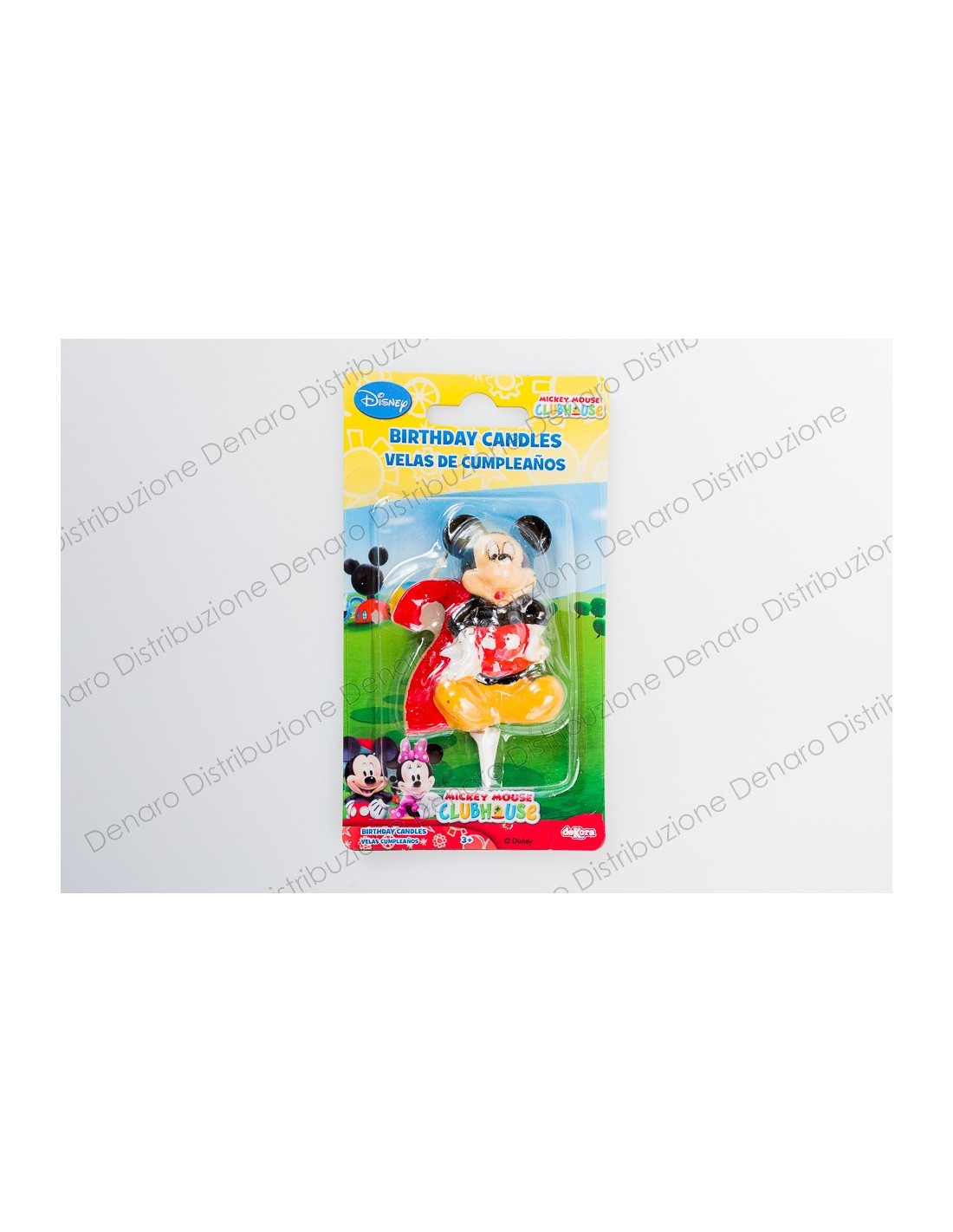 Mickey Mouse Candeline Compleanno Numero 2