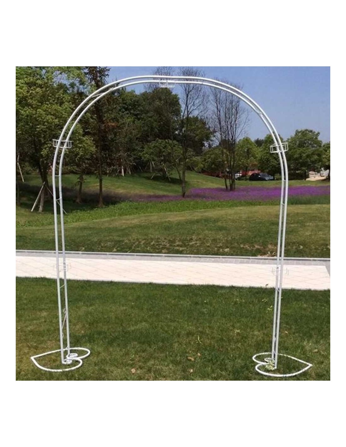 STRUTTURA WEDDING ARCO CON PIEDE A CUORE H 2,30 M