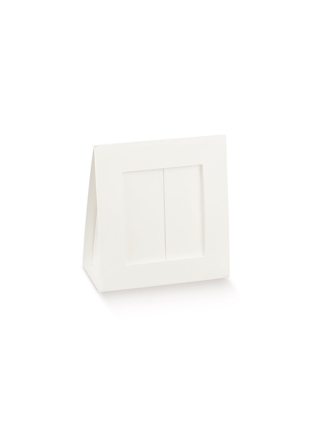 10 Scatole Portaconfetti Pieghevoli Harmony White Con Coperchio – 10x10x12 Cm – Ideali Per Bomboniere E Confezioni Regalo