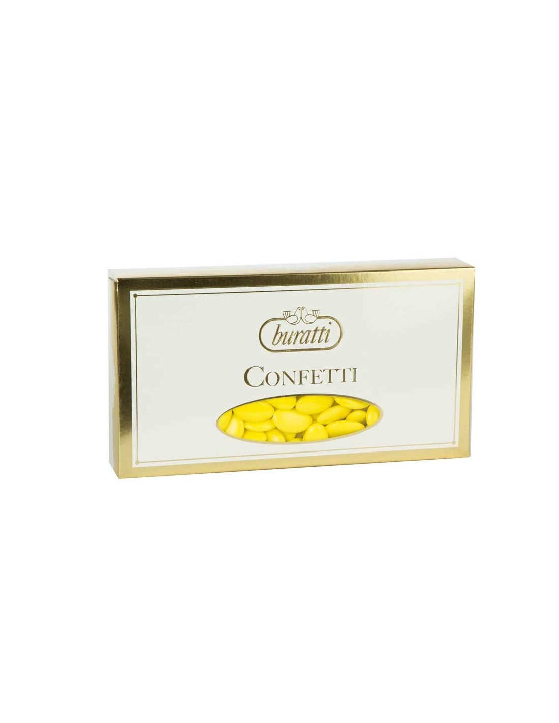 Confetti Buratti Cioccolato Giallo 1 Kg