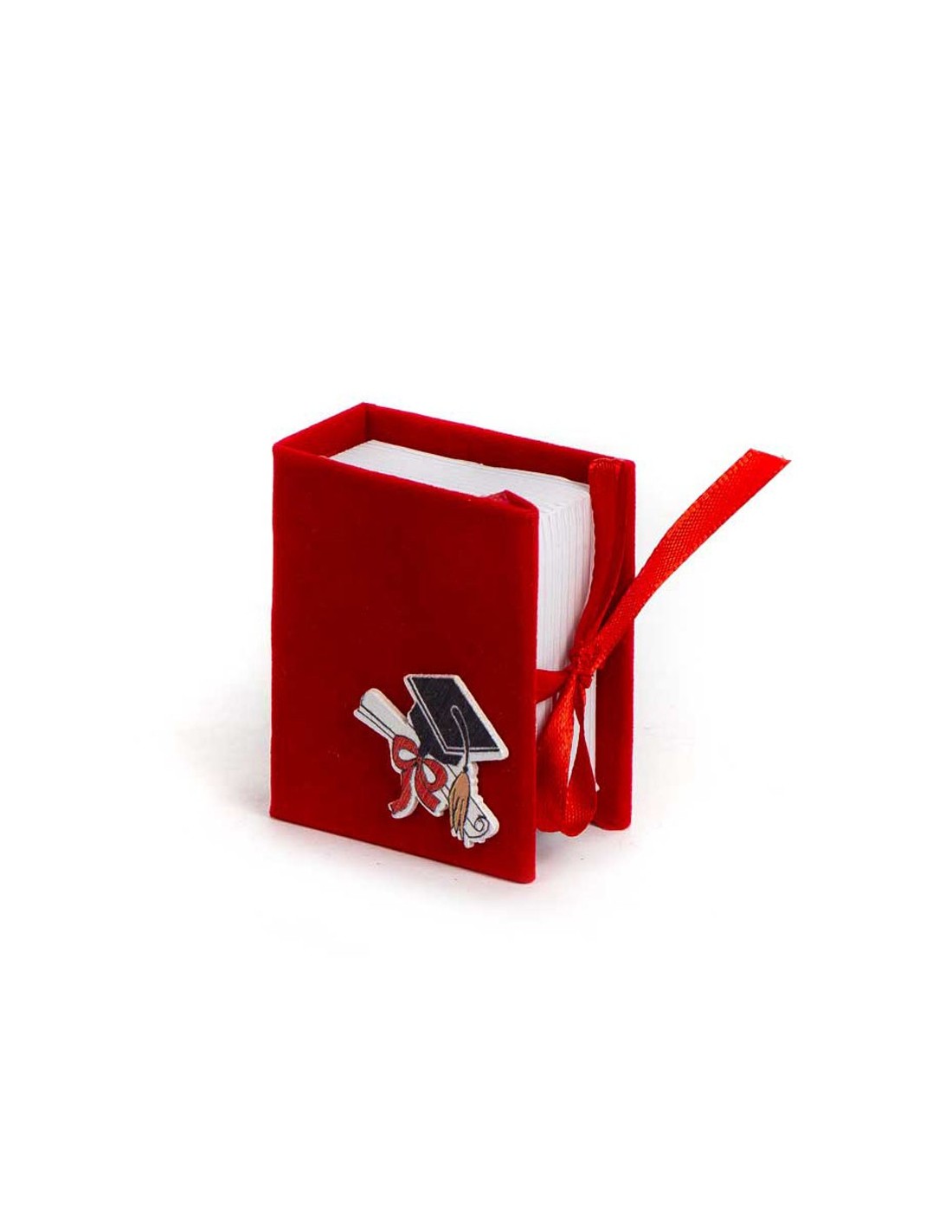 50 Bomboniere Laurea Portaconfetti Forma Orsetto - Scatoline Rosso Con Nastro, 8x10x4.2cm - Foto 1