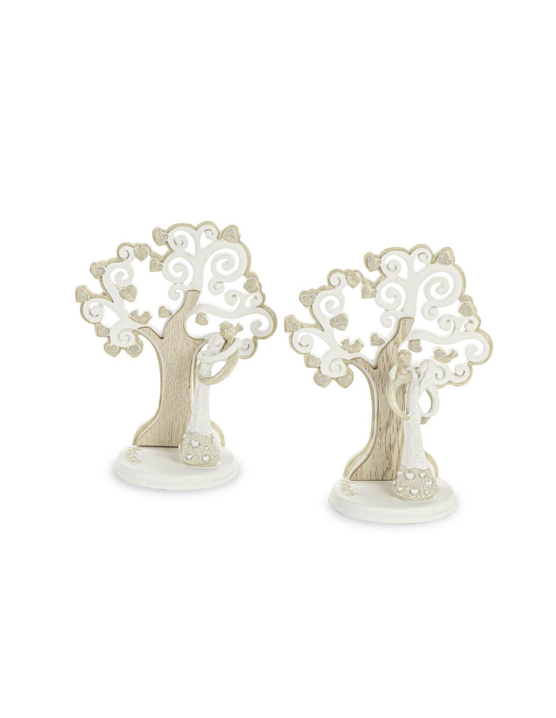 BOMBONIERA MATRIMONIO COPPIA SPOSI ALBERO DELLA VITA ARGENTO H 15 CM BOMBONIERA MATRIMONIO COPPIA SPOSI ALBERO DELLA VITA ARGENTO H 15 CM