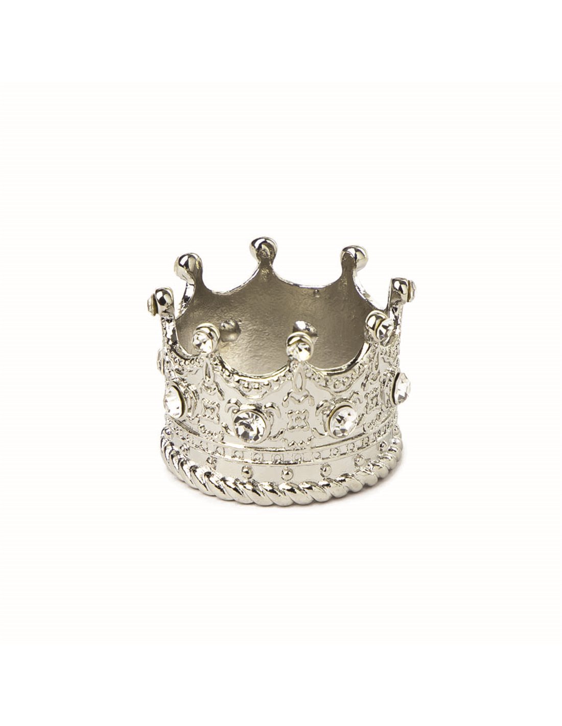 Glamour Girlz Spilla A Forma Di Strecca Per Halloween - Metallo Argento Opaco, Grande 8x6 Cm