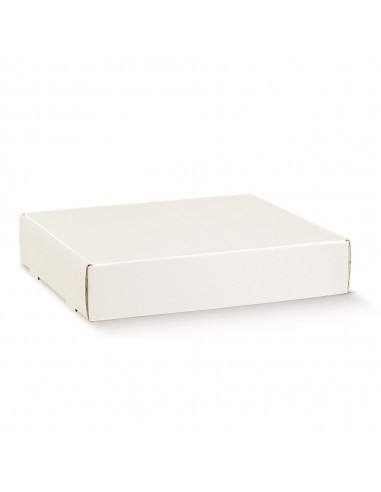 Scatola Bomboniera Fondo E Coperchio Onda Avana 12 X 12 X H 6 Cm Conf 10 Pz Art 7560