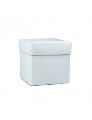 Scatola bianca con coperchio trasparente per cibo asporto disponibile online