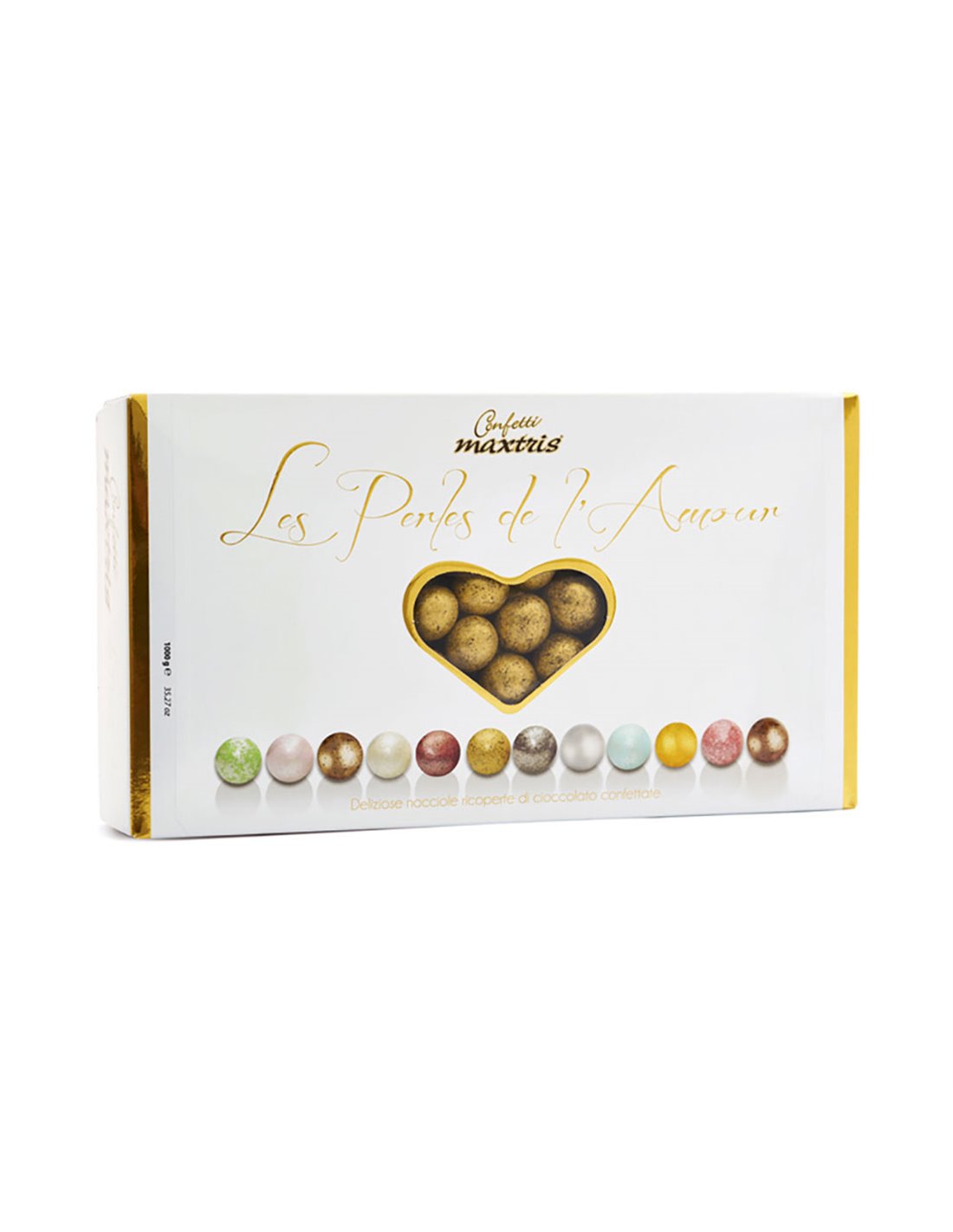 Confetti Anniversario. Confetti Maxtris Nocciola Les Perles Oro 1 KG