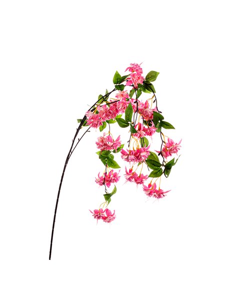 Tralcio Fiori Artificiali Fucsia | H 128 Cm (12 PZ)