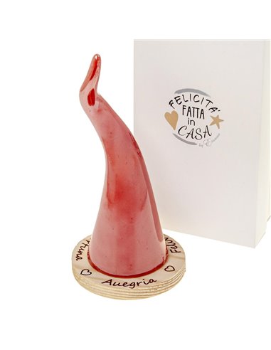 Generico CORNO CORNETTO ROSSO PORTAFORTUNA PULCINELLA CLASSICO