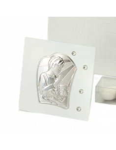 Icona Vetro Bianco e Strass... 2