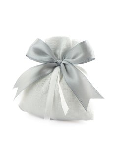 Sacchetto Rusticano Lurex Argento (10 PZ) 2