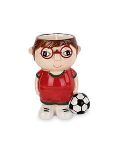 Bomboniera Candela Calciatore Con Scatola H 8,5 Cm 2