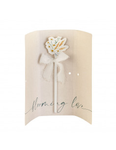 Bomboniera Matita Con Fiore Camomilla Con Confezione Regalo 2