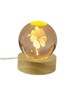 Sfera Led Quadrifoglio Con Scatola 2