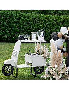 Vespa In Metallo Bianca e... 2