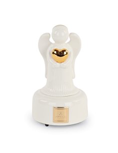 Carillon Angelo Bianco Con Cuore BOX  2