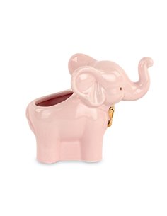 Elefantino Cachepot Rosa Con Shopper  2