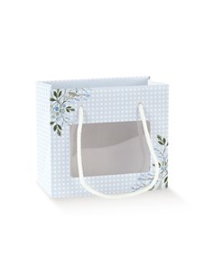 Shopper Con Finestra Elefantino Azzurro 16X8X14 Cm (10 PZ) 2