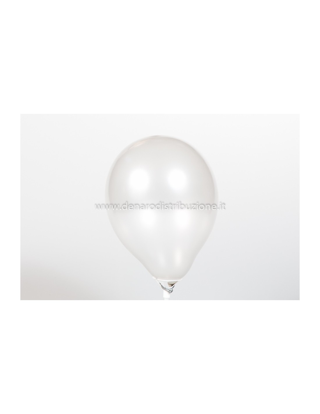 Palloncino Tondo Argento 13cm 100 PZ